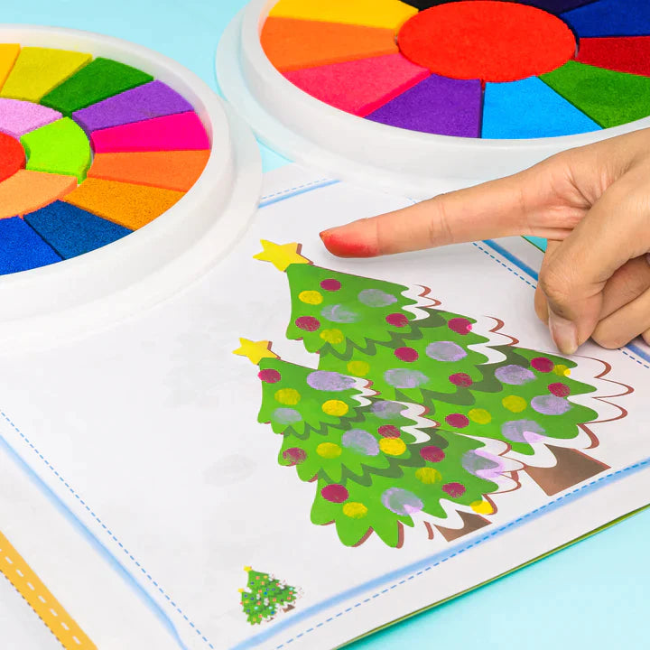 Finger Painting Kit (1x Painting Pad + x2 Coloring Books)