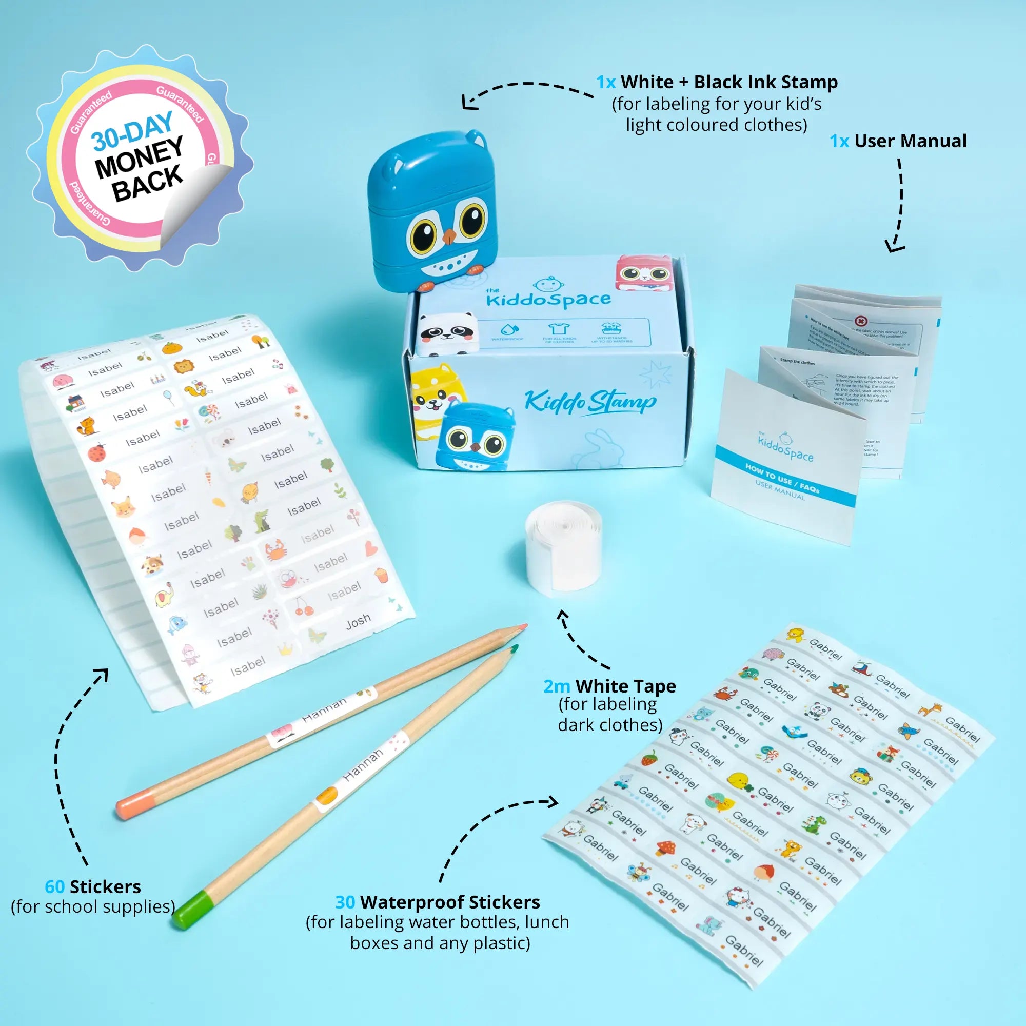 KiddoStamp™ - Complete Stamping Set