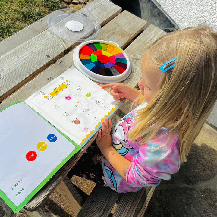 Finger Painting Kit (1x Painting Pad + x2 Coloring Books)