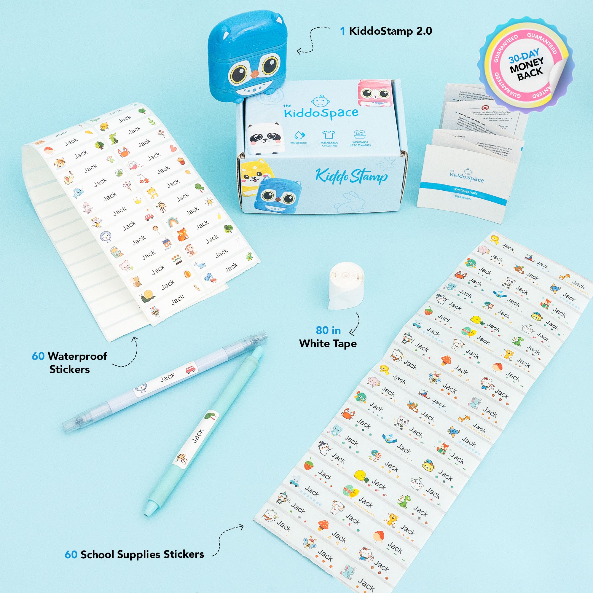 KiddoStamp 2.0 - Complete Stamping Set