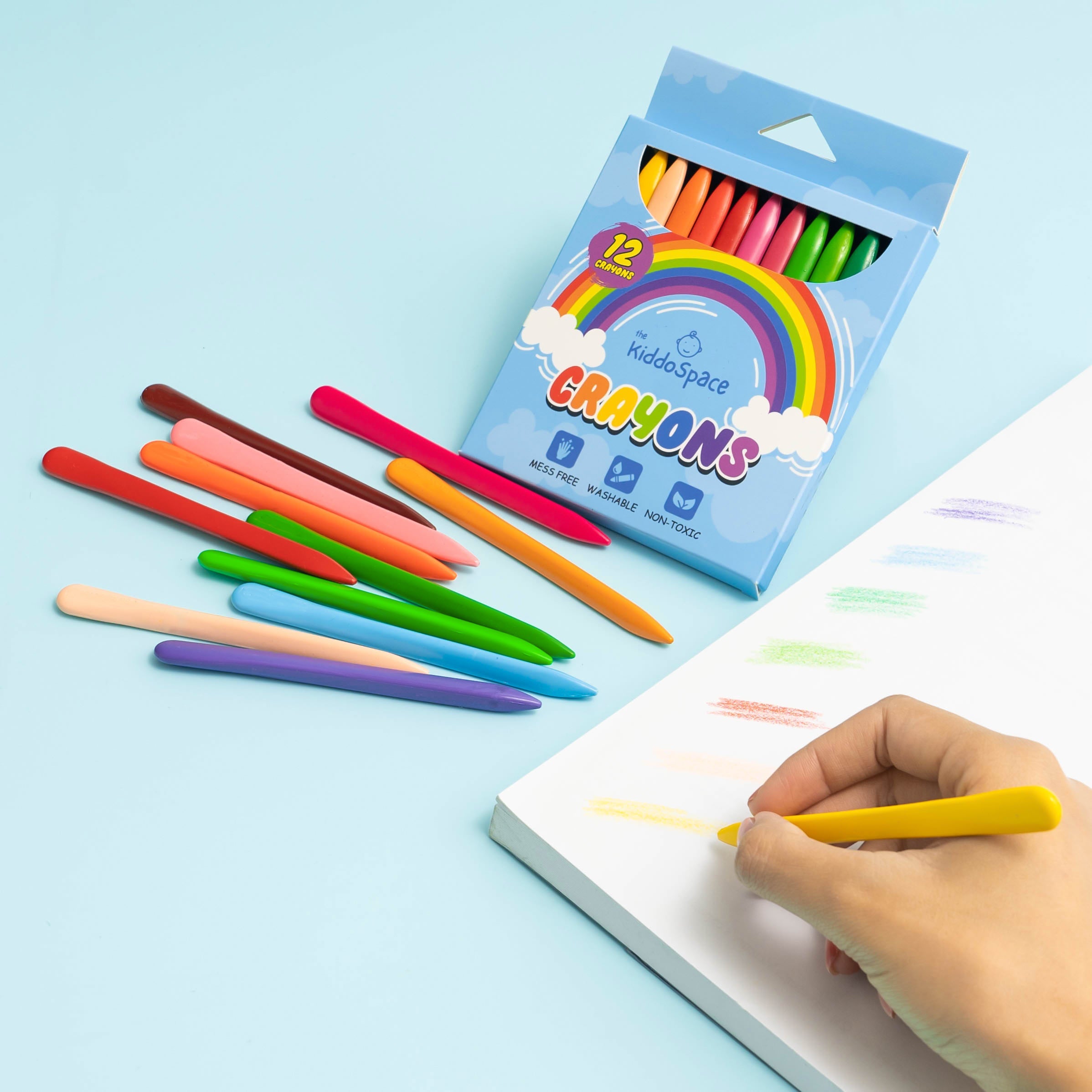 KiddoSpace’s Washable Crayons